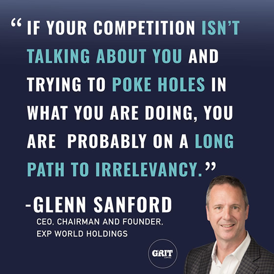 Quote, Glenn Sanford, CEO, Chairman and Founder, eXp World Holdings